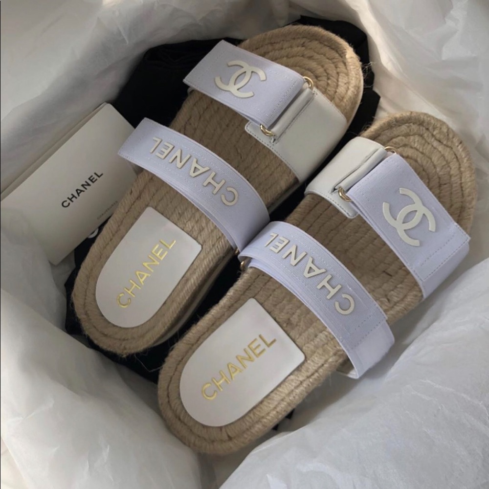 ISO Chanel Lavender Espadrilles!